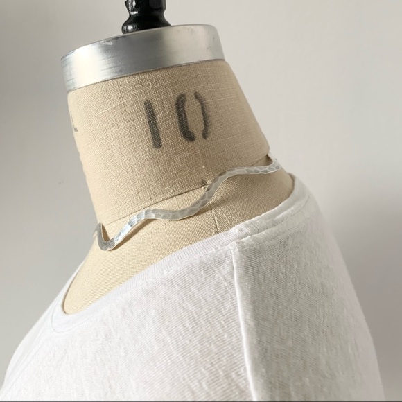 Sterling Silver Sculpted Wave Choker Necklace - Picture 5 of 8